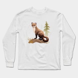 Pine Marten Long Sleeve T-Shirt